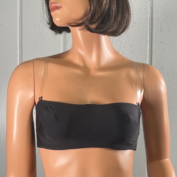 *Victoria’s Secret Women’s Black Strapless Tub Bra Sz 36B - Picture 1 of 9